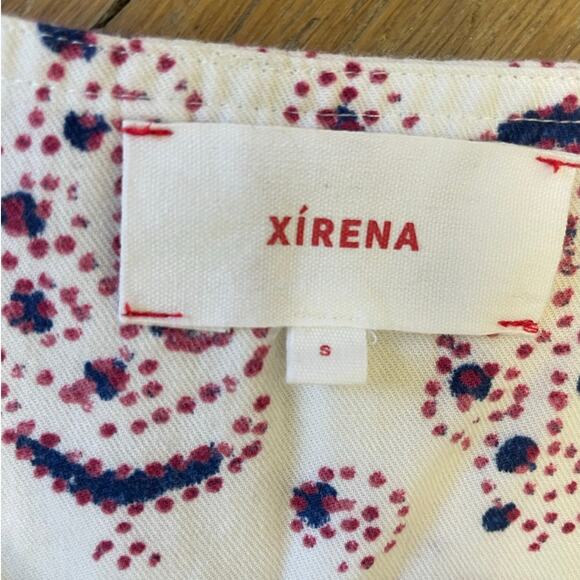 Xirena Liam Sand Castle Block Print Cotton Jumpsuit Size Small - Picture 7 of 7